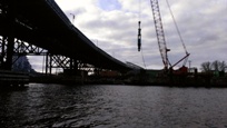 thumbnail image for Underwater Sound Monitoring of Fore River Bridge Pile Driving